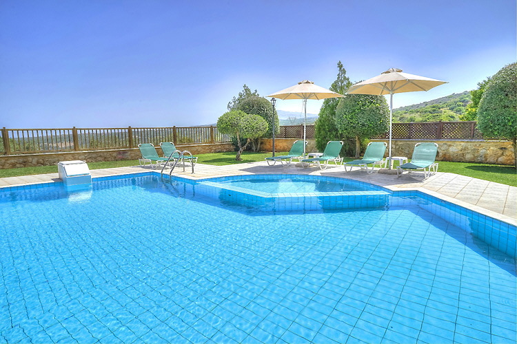 Villa Anemoni - Swimmingpool mit Plantschbecken
