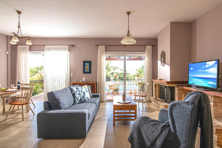 Villa Daphni - Living room