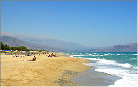 Georgioupolis: Beach of Kavros and White Mountains