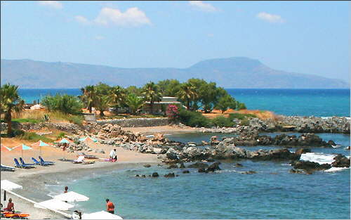 Georgioupolis: Strand von Petres