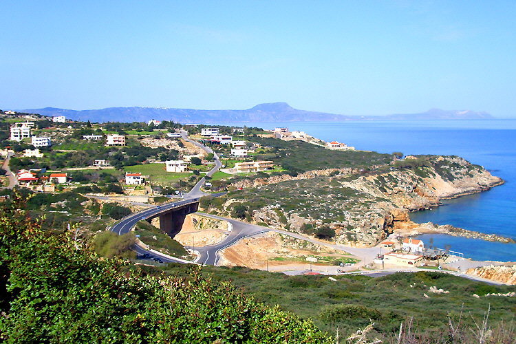 Gerani (Rethymnon): The new highway junction